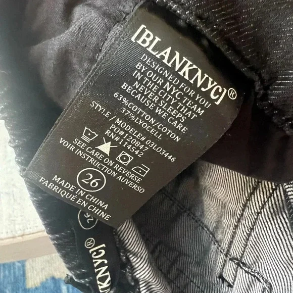 NWT BLANK NYC Chambray Drawstring Cargo Pants - Picture 5 of 6